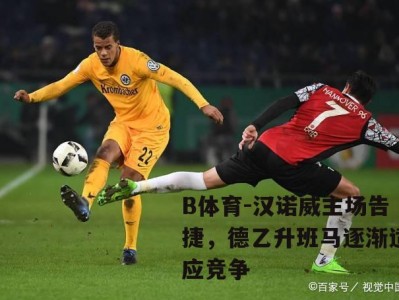 B体育-汉诺威主场告捷，德乙升班马逐渐适应竞争