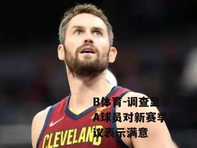 B体育-调查显示NBA球员对新赛季安全协议表示满意